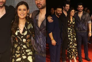 Sunny Deol's Bahu Drisha Acharya Poses in a Hot Backless Black Dress Worth Rs 7 Lakh at Gadar 2 Party