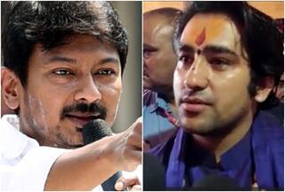 उदयनिधि के बयान पर भड़के बाबा बागेश्वर, बताया रावण के खानदान का, कहा- 'धरती पर जब तक जल-सूर्य है तब तक...' | VIDEO