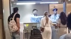 Fight Viral Video: मुंबई एयरपोर्ट पर इंडिगो स्टाफ से कपल ने किया झगड़ा, देखें कैसे चिल्ला-चिल्लाकर काटा बवाल
