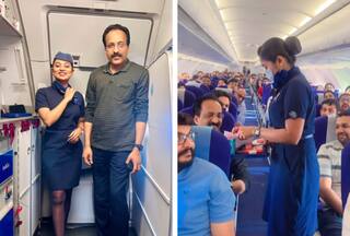 Viral video: IndiGo Cabin Crew’s ‘Heartfelt Welcome’ To ISRO Chief S Somanath