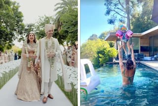 Priyanka Chopra Enjoys A Pool-Time With Daughter Malti