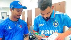 Asia Cup: विराट कोहली ने मैच के बाद नेपाली क्रिकेटर का बनाया दिन, जूते पर दिया ऑटोग्राफ