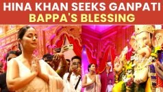Ganesh Chaturthi 2023: गणपति बप्पा के दर्शन करने पहुंची Hina Khan, भक्ति में होकर की पूजा
