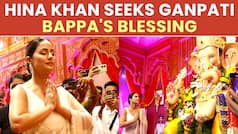 Ganesh Chaturthi 2023: गणपति बप्पा के दर्शन करने पहुंची Hina Khan, भक्ति में होकर की पूजा