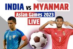 H'lights IND vs MYA Football, Asian Games 2023: Match Ends In 1-1 Draw, Chhetri & Co Qualify For R016