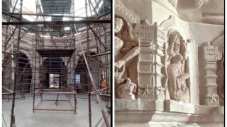 Ayodhya Ram Mandir निर्माण का नया Video आया सामने, देखते ही कह उठेंगे 'जय श्री राम'