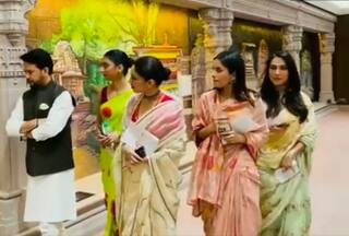 Bhumi Pednekar And 'Thank You For Coming' Team Visit New Parliament Building