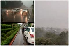 #DelhiRains: Netizens Flood X with Videos Of Heavy Downpour | Watch