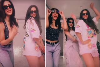 Disha Patani-Sonam Bajwa Set BFF Goals on Mouni Roy's Pre-Birthday Bash - Watch