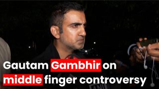 Asia Cup 2023: Gautam Gambhir Breaks Silence On Asia Cup Middle-Finger Viral Video Where He Makes Angry Gesture - Watch Video