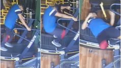 Gym में ट्रेडमिल पर रनिंग करते हुए गिरा युवक, पल भर में हुई मौत; VIDEO VIRAL