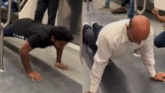 Metro Ka Video: मेट्रो में अंकल को दे दिया पुश अप चैलेंज, पहले शरमाए फिर लड़के की हेकड़ी निकाल दी- देखें वीडियो