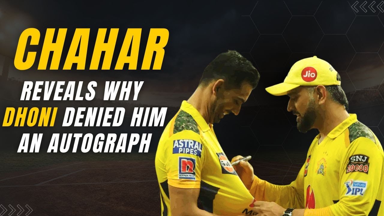 Deepak Chahar Reveals The Truth Behind His Viral Video with MS Dhoni Post IPL Victory