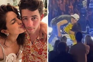 Priyanka Chopra-Nick Jonas Lock Lips at Omaha Concert - Watch Viral Video