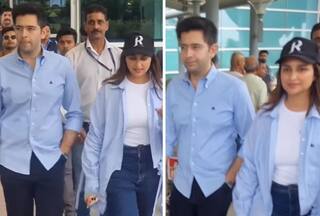 Parineeti-Raghav Spotted at Delhi Airport Ahead of Their Wedding - Watch