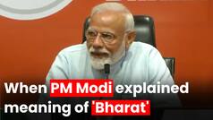 India vs Bharat: When PM Modi Read Excerpts From    Vishnu Puran    And Explained Meaning Of    Bharat    | Watch Video