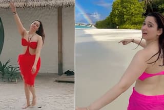 Tamannaah Bhatia Oozes Oomph in Beachwear in Throwback Vacation Video From Maldives - Watch