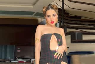 Urfi Javed Wears Hip Enhancer in This Black Unique Dress, See Video