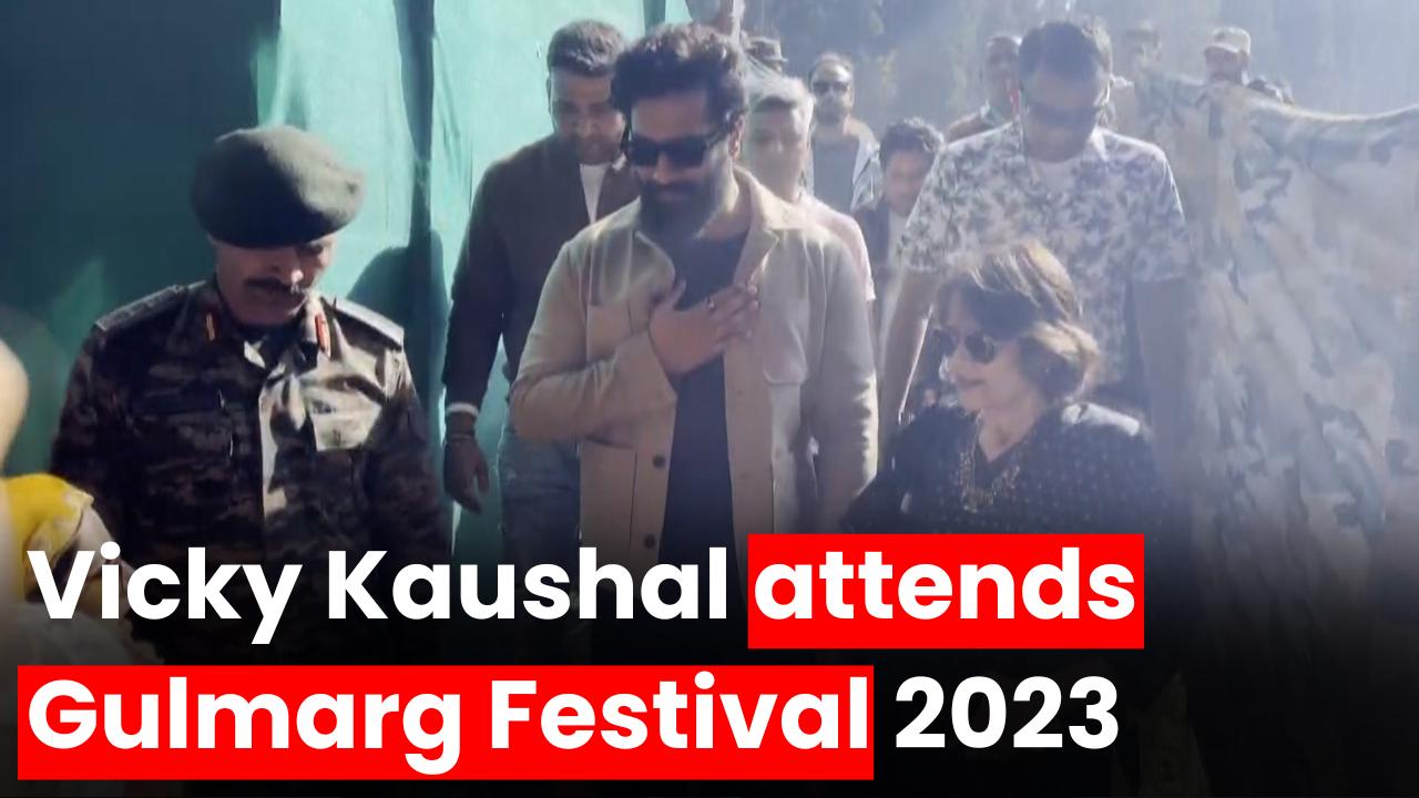 Gulmarg Festival 2023: Vicky Kaushal Attends ‘Gulmarg Festival’ Organised By Indian Army - Watch Video