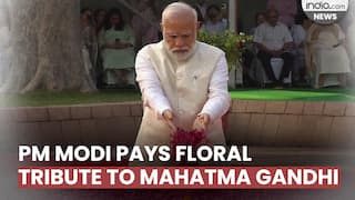 Watch: PM Modi pays floral tribute to Mahatma Gandhi at Rajghat