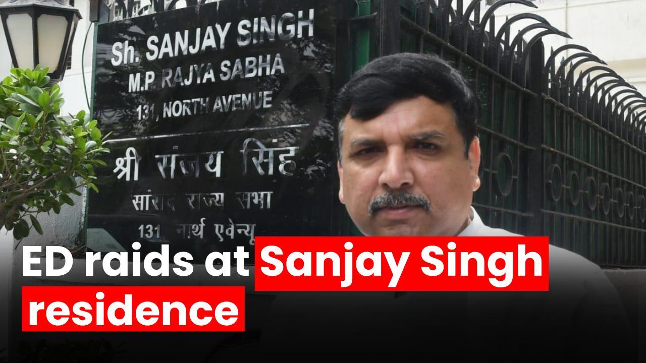AAP's Rajya Sabha MP Sanjay Singh's House Raided In Delhi Liquor Policy Case