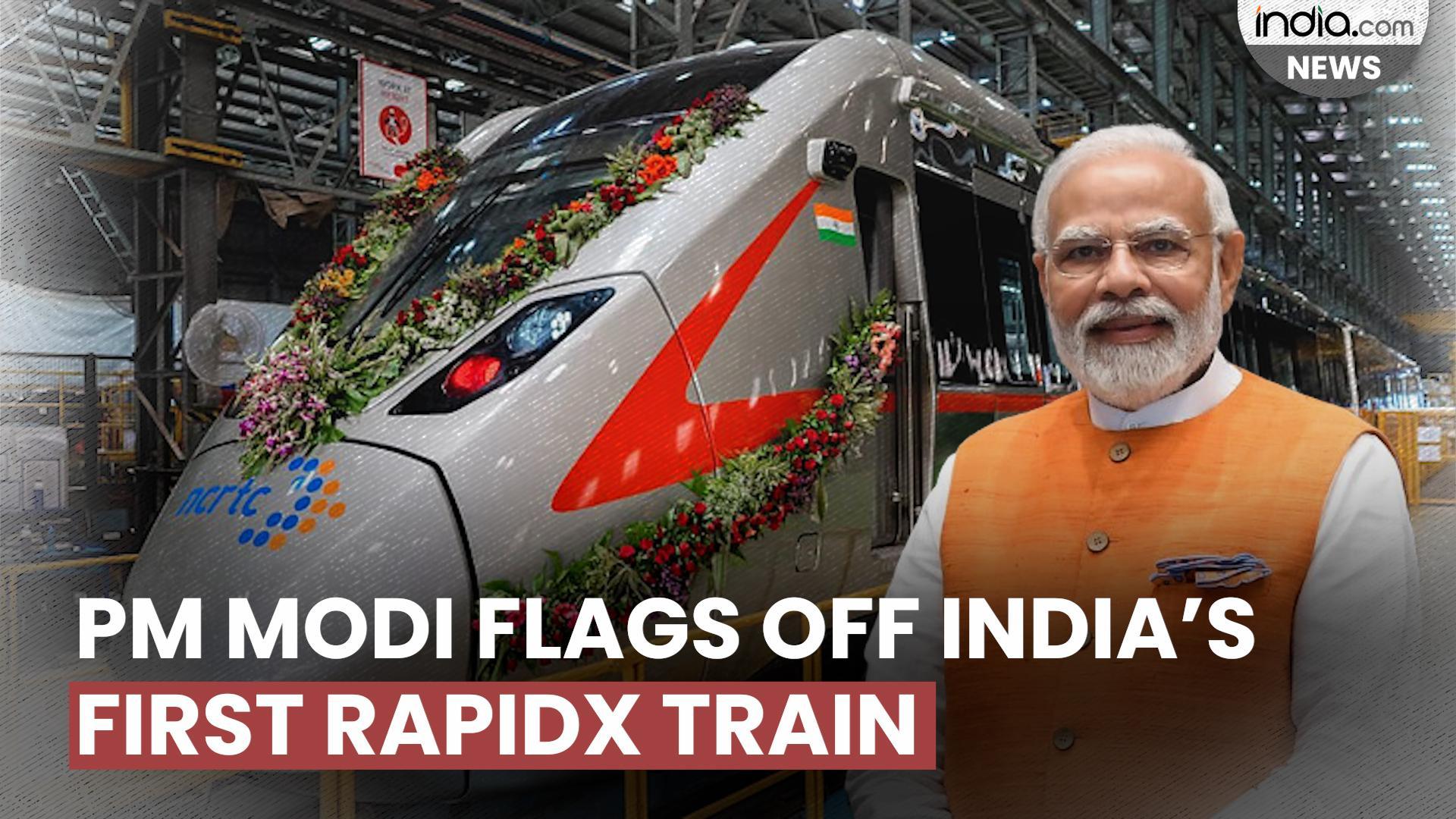 Prime Minister Narendra Modi flags off    Namo Bharat   , India   s first regional RapidX train