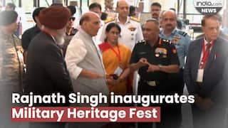Defence Minister Rajnath Singh inaugurates Indian Military Heritage Festival