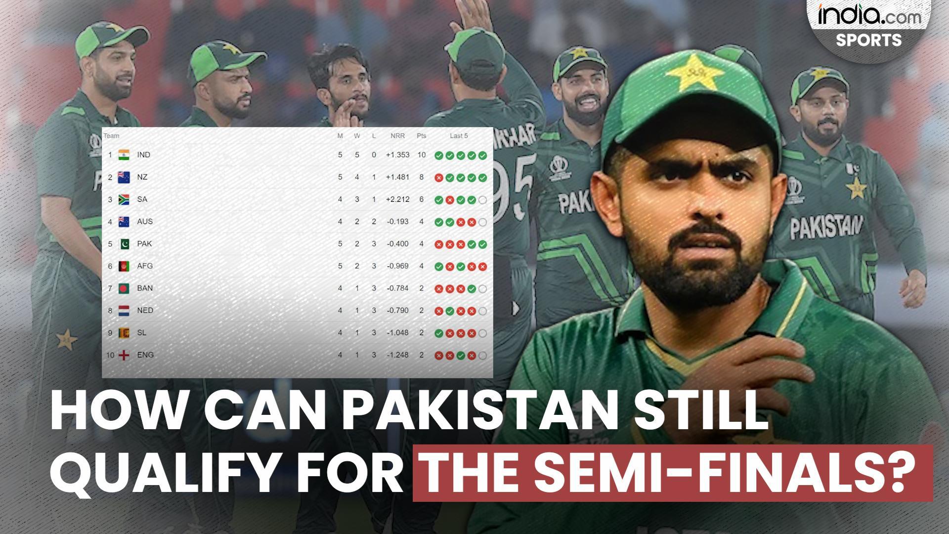 World Cup 2023: How Pakistan Cricket Team Can Still Qualify For The Semi-Finals