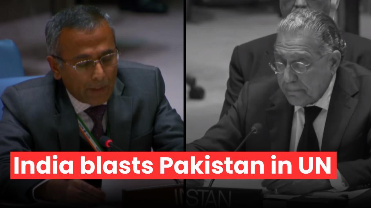India blasts Pakistan Envoy at UNSC for raising ‘Kashmir issue’ during Israel-Hamas debate