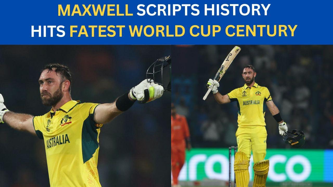 World Cup 2023: Glenn Maxwell Scores Fastest Century In ODI World Cup History