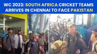 South Africa Cricket Team Arrives At Chennai Airport Ahead Of Match Against Pakistan