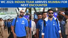 World Cup 2023: Indian Team Arrives At Mumbai To Face Sri Lanka At Wankhede