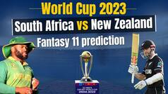 World Cup 2023: New Zealand vs South Africa Fantasy XI Prediction | Cricket Tips