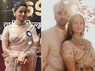 National Film Awards : शादी की साड़ी पहन बेस्ट एक्ट्रेस का नेशनल अवॉर्ड लेने आईं Alia Bhatt, यूजर्स ने दिए ऐसे रिएक्शन