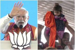 'Pyaari Si Gudiya Ko Mera Aashirwaad': PM Modi Shares Touching Moment With Little Girl During Telangana Rally | WATCH