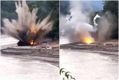 WATCH: Army Ammo Cache Explodes On Teesta River Bank In Flood-Hit Sikkim