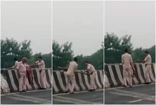 On Camera: Bihar Cops Caught Dumping Accident Victim's Body In Canal, Suspended