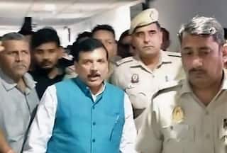 Sanjay Singh Sent To Judicial Custody Till Oct 27; AAP Workers Stage Protest, Arrested