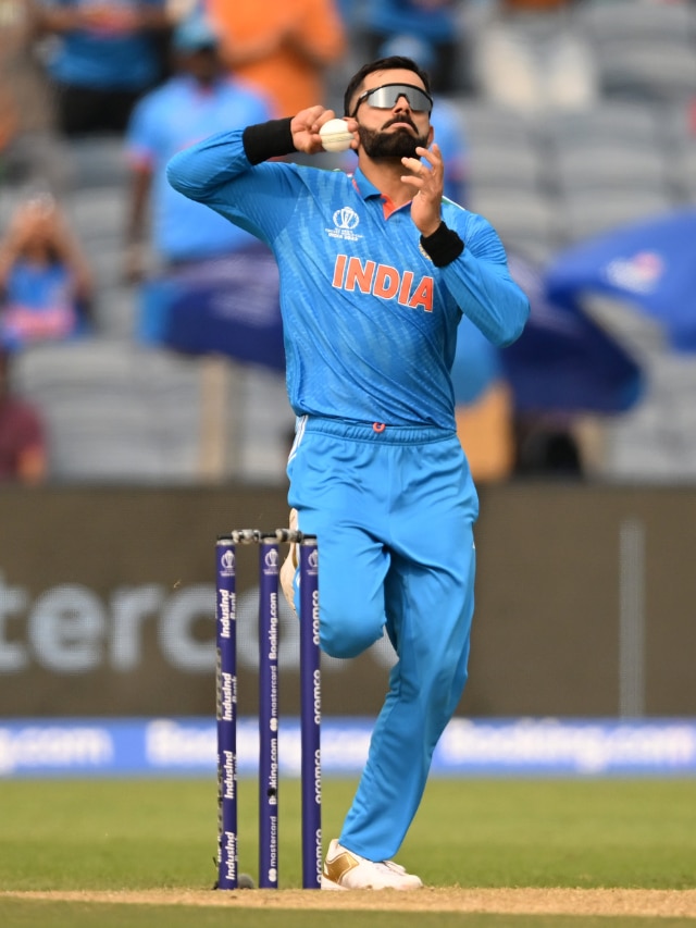 ICC World Cup 2023: Virat Kohli Bowling Stats and Records - In Pics