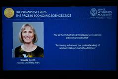 Nobel Economics Prize Goes To Professor For Research On The Workplace Gender Gap