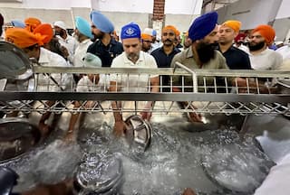 Rahul Gandhi Visits Golden Temple For Second Straight Day, Offers Sewa At Langar