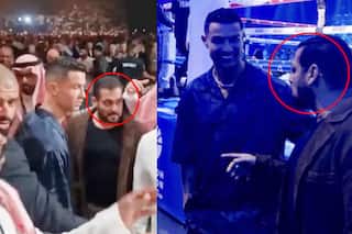 Salman Turns Fanboy in Background as Crowd Cheers For Ronaldo at Boxing Match - Check Viral Videos