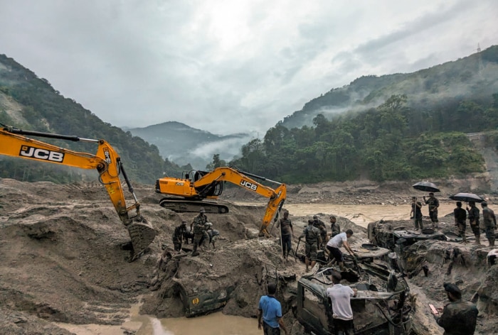 Sikkim Flash Flood: 25 Dead, 143 Missing As Search Continues; CM Prem Singh Announces Ex-Gratia