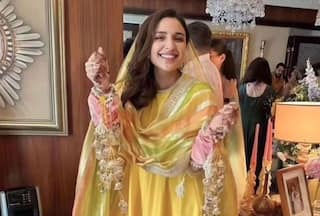 Parineeti Chopra Radiates 'Pyaar ka Rang' in Yellow Salwar Suit, Kaleeras And No-Makeup