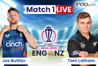 HIGHLIGHTS ENG vs NZ, ICC ODI World Cup 2023 Match 1, Score: Conway-Ravindra Unbeaten Stand Lead Kiwis To Win By 9 Wickets