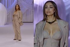 Malaika Arora Ditches Extravagant Runway Styles For an Oversized Bustier Pantsuit at LFW 2023- HOT PICS