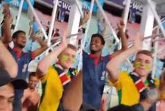 Australian Fan Sings Ganpati Bappa Morya During ODI WC Match in Lucknow; Video Goes VIRAL - WATCH