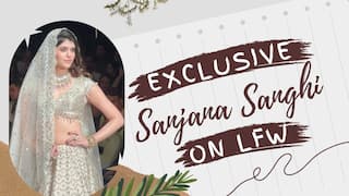 Exclusive: In conversation with Sanjana Sanghi Who Stole the Spotlight At LFW As A Showstopper