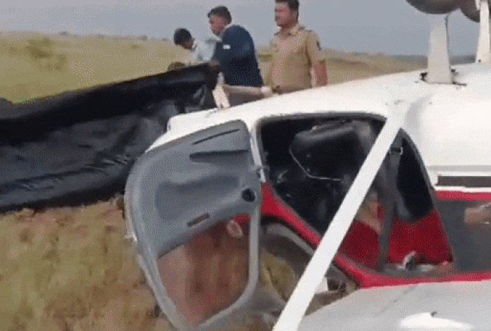 Training Aircraft Crashes In Pune