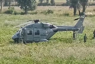 Indian Air Force Chopper Makes Precautionary Landing In Madhya Pradesh | Video